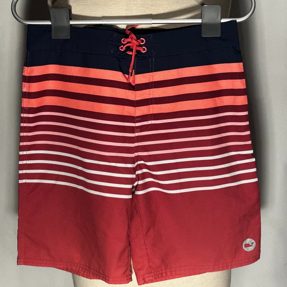 Red and Blue Kids Vineyard Vines Board Shorts Size XL/TG (18)